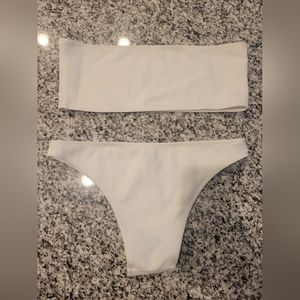 White Bathing Suit